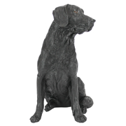 Image Thumbnail for BLACK LABRADOR RETRIEVER DOG STATUE